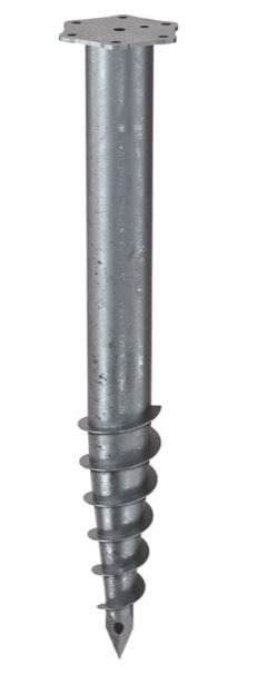 Schraubfundament M76x800 M12 TZN KSF.A0436