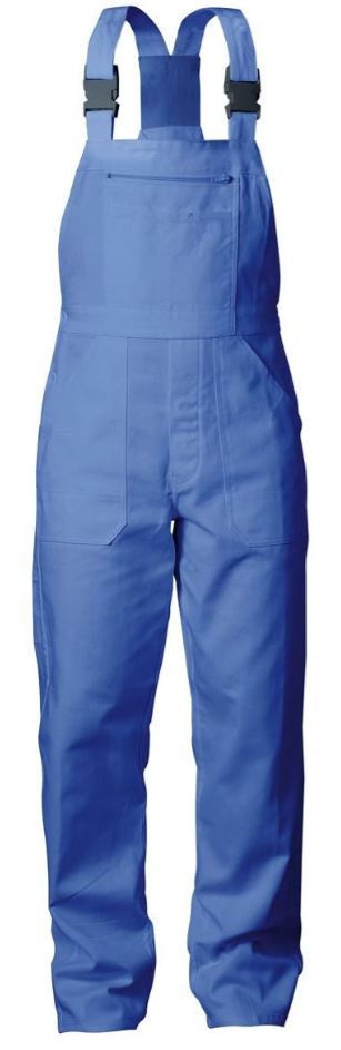 Latzhose 290g kornblau Gr.48