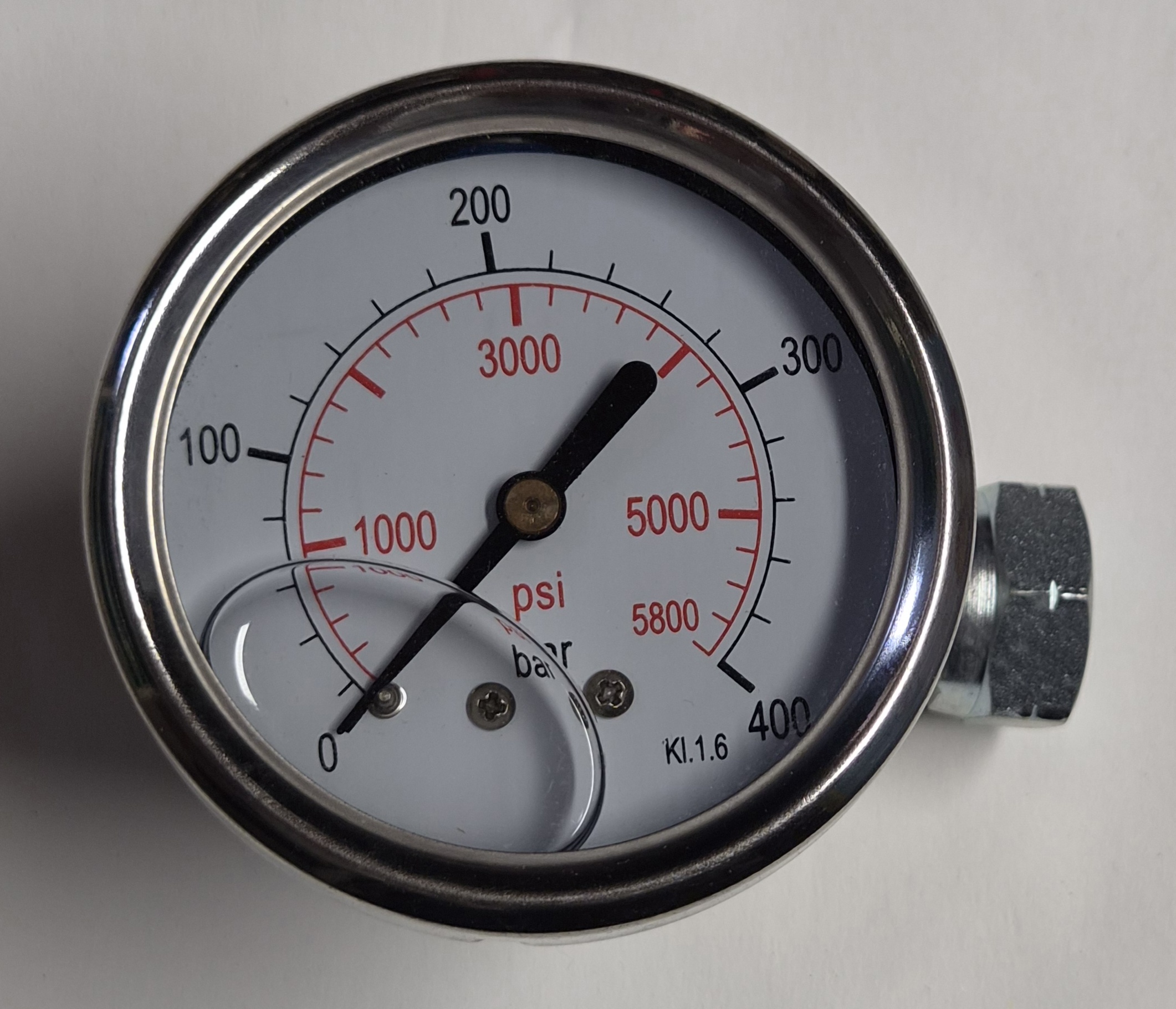 Injektmanometer VA Schlaucharmatur M16i-M16a bm