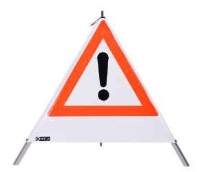Warnpyramide Faltsignal Nr.101 Achtung