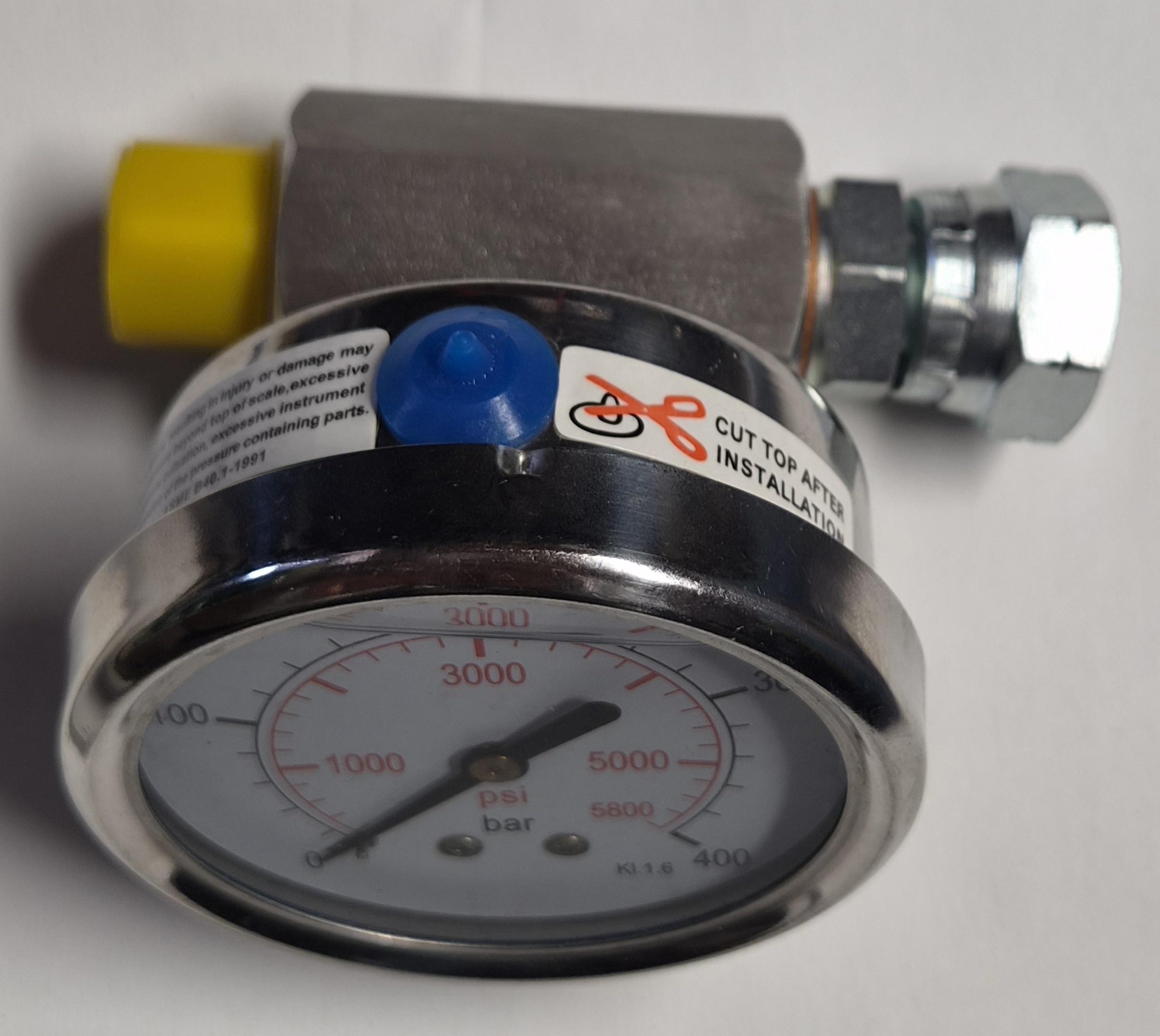 Injektmanometer VA Schlaucharmatur M16i-M16a bm