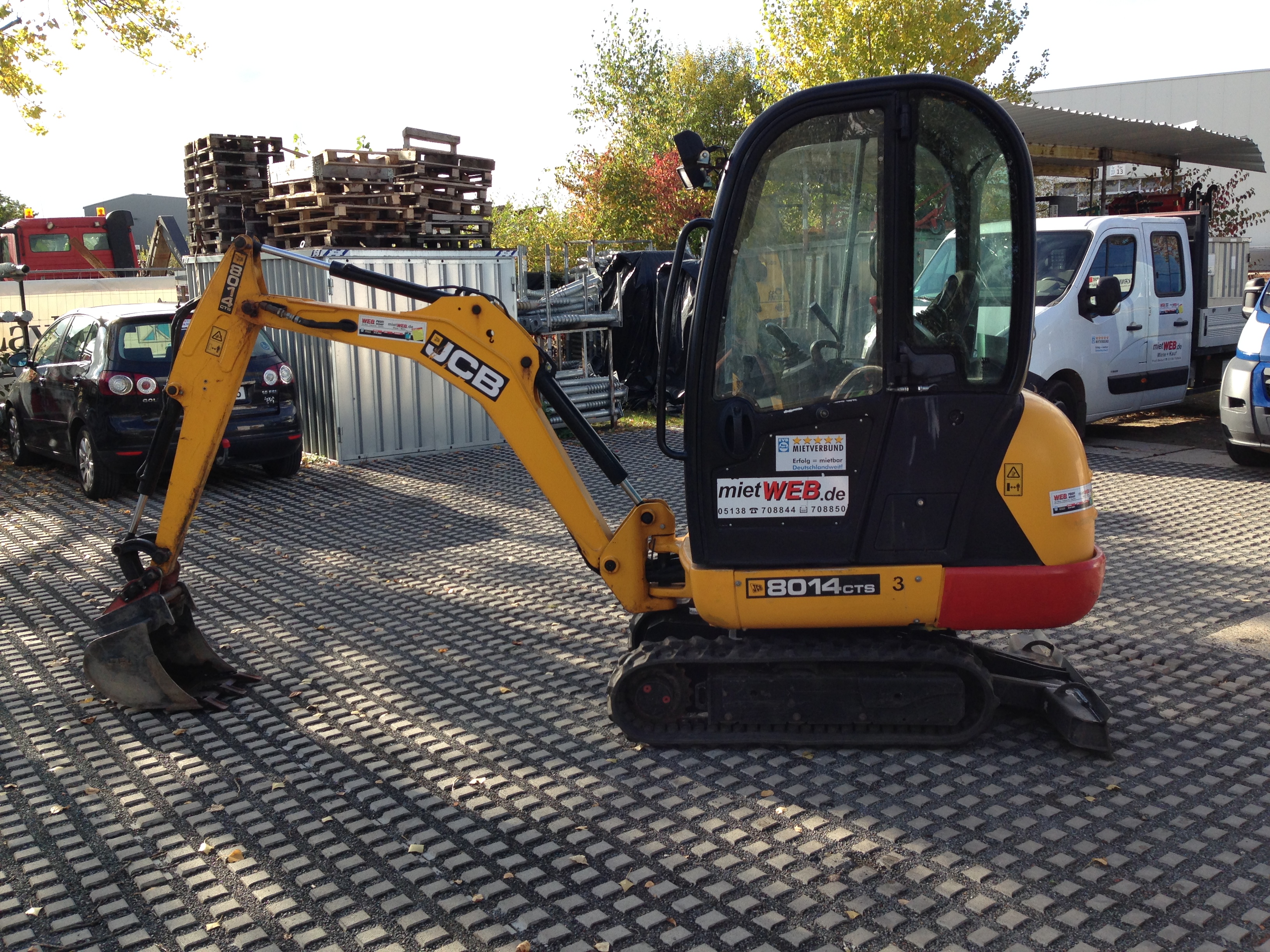 Bagger 1,6 to Kabine jcb14 Ms01 Grabtiefe 2m