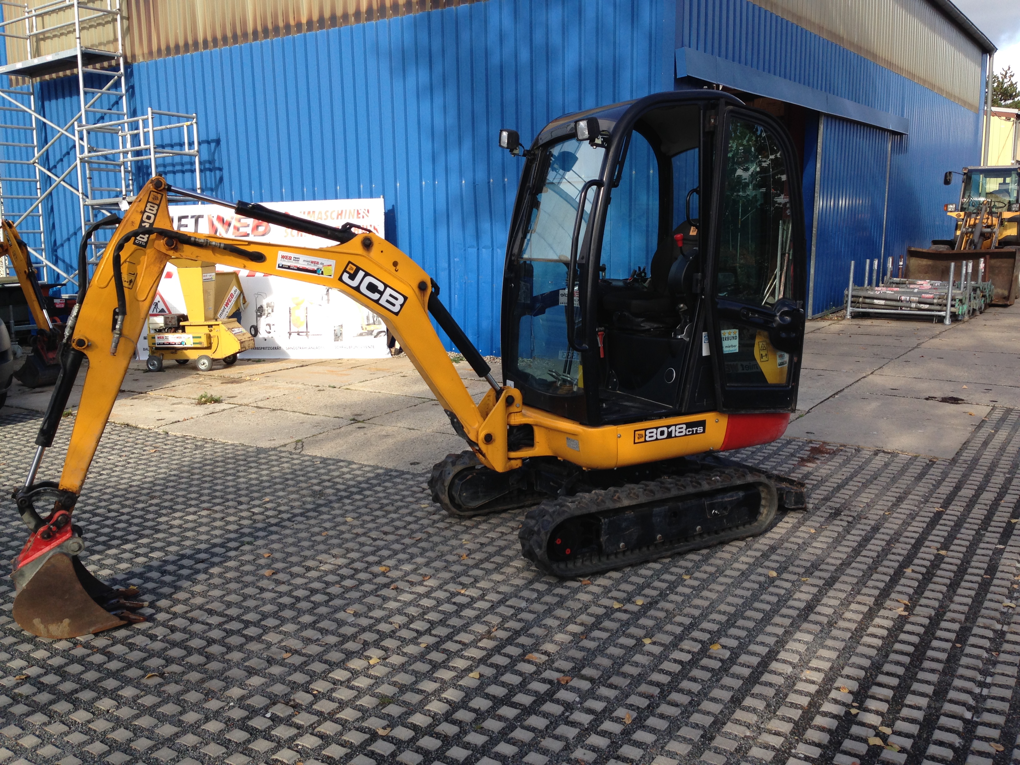 Bagger 2 to JCB18 teleskopierbar Grabtiefe 2,8m