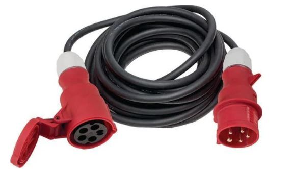 Kabel 400V 32A 10m 4mm² x 5 H07G